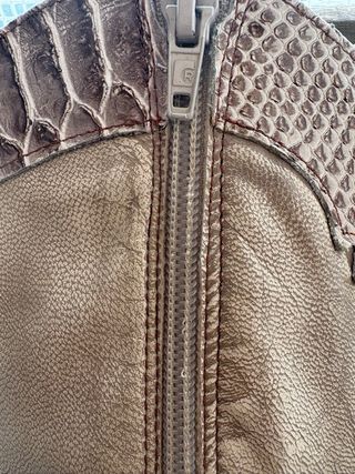 Stivali texani in pelle