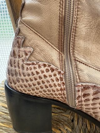 Stivali texani in pelle