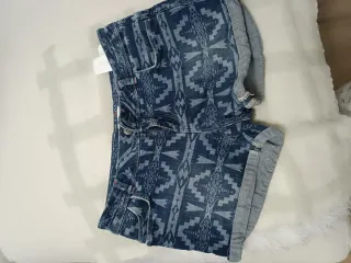 Shorts vaqueros estampados