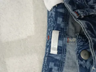 Shorts vaqueros estampados