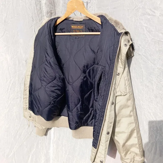 Woolrich Giaccone Unisex Beige