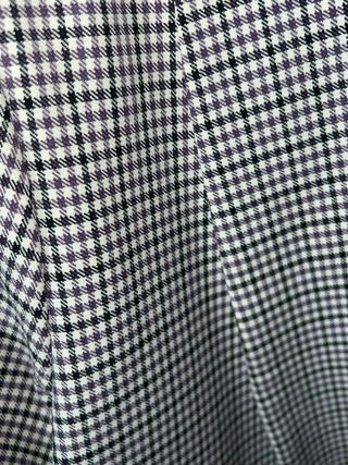 Blazer cuadros gris y morado