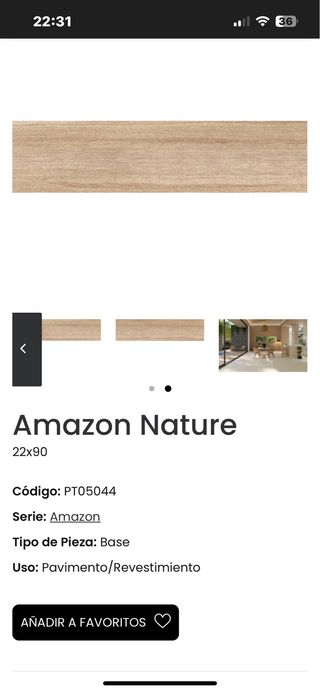 Porcelánico Amazon Nature 22x90 en. 1 calidad vale
