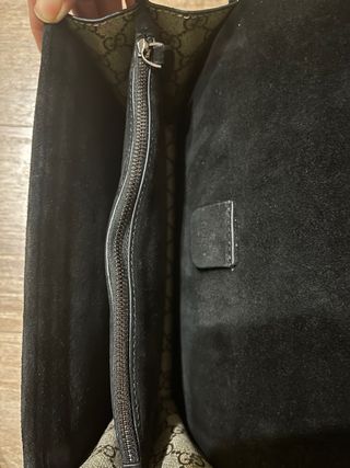 Borsa a tracolla Beige/Nero