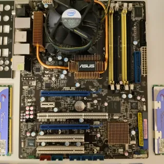 Placa Base ASUS + Procesador + RAM DDR