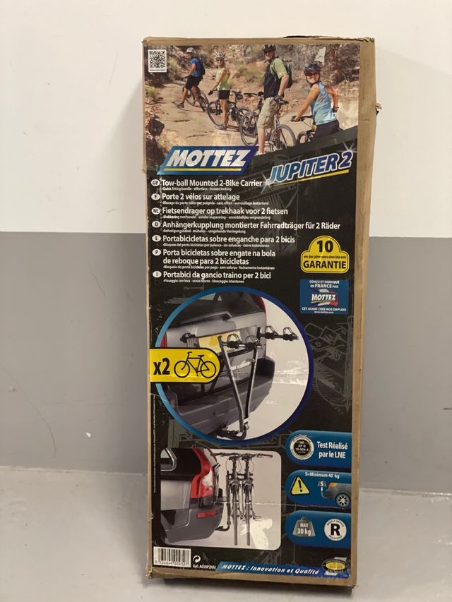 Portabicicletas Mottez JUPITER 2 NUEVO