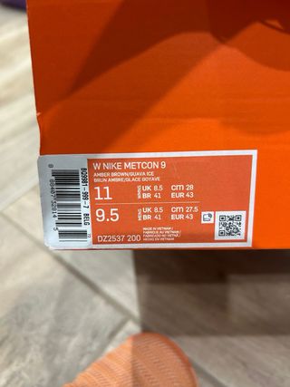 Nike Metcon 9 Arancioni Donna