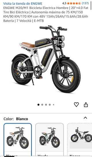 Bicicleta Eléctrica Engwe