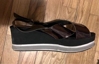 Sandalias Plataforma Plata