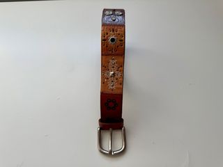 Cinturón de cuero unisex talla 110