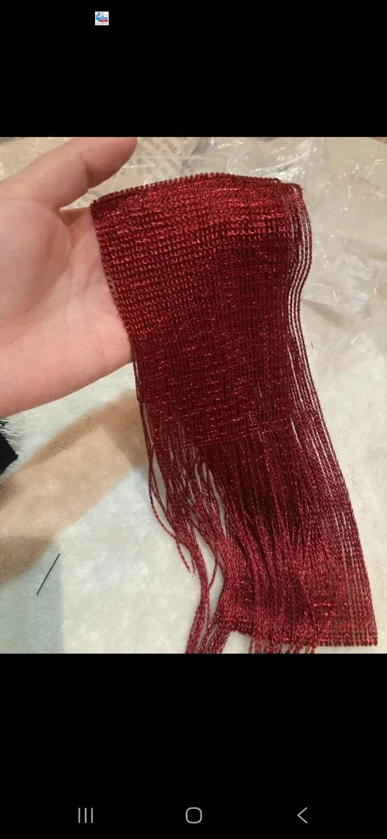 Pañuelo adorno color burdeos