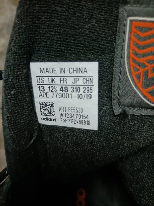 Botas Adidas Hombre Negras