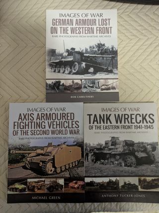 Lote 3 Libri: Carri Armati Tedeschi e Alleati WWII