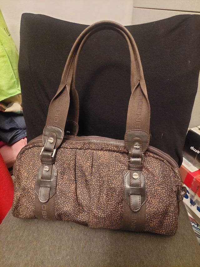 Borsa Borbonese a spalla marrone