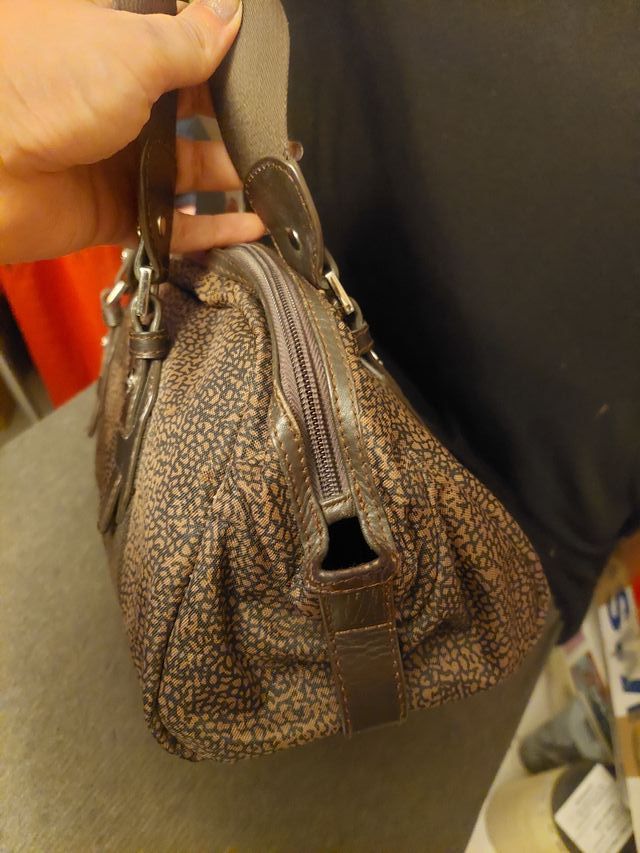 Borsa Borbonese a spalla marrone