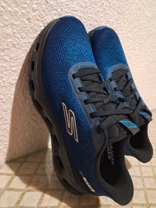 Zapatillas Skechers Hombre Azul/Negro talla 43