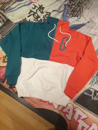 Sudadera GRMY Colorblock Media Cremallera