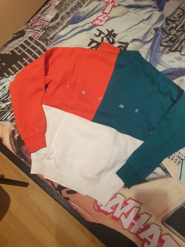 Sudadera GRMY Colorblock Media Cremallera