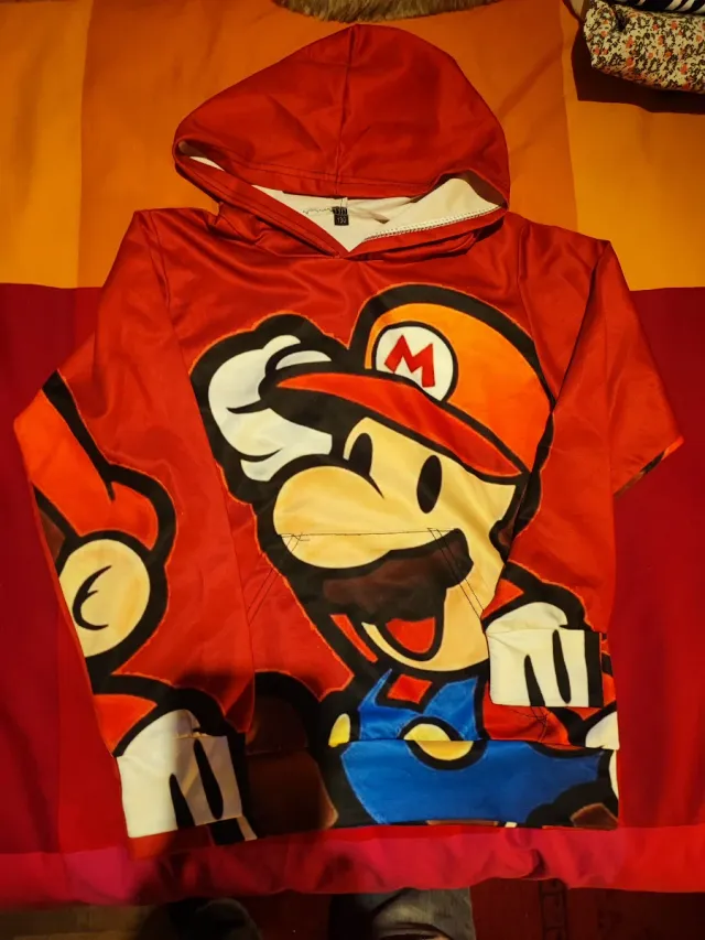 Sudadera Mario Bros fina