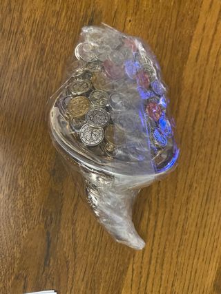 Soprammobile monete e argento