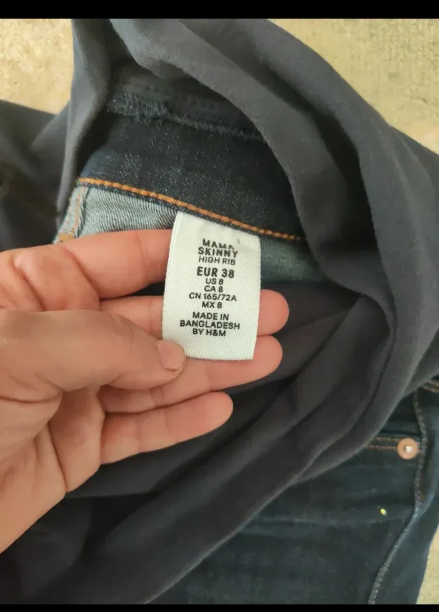 Pantalones premamá H&M Skinny High Rib