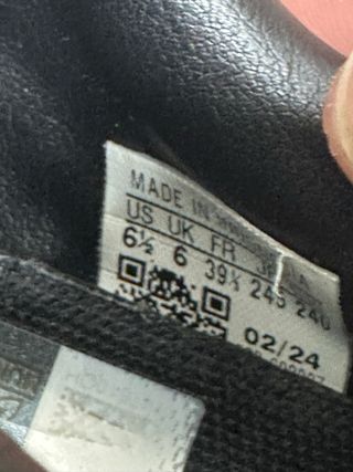 Zapatillas Adidas Fútbol Negras Talla 39