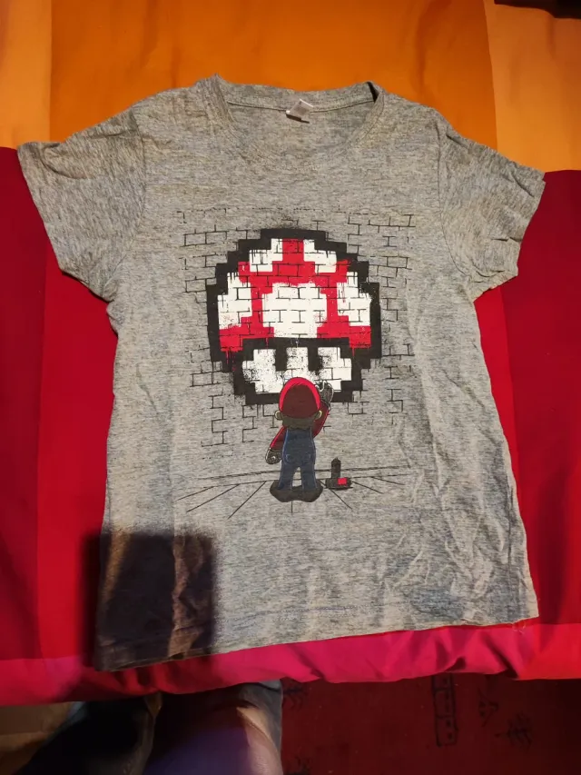 Camiseta Mario Bros Talla S. Pampling.