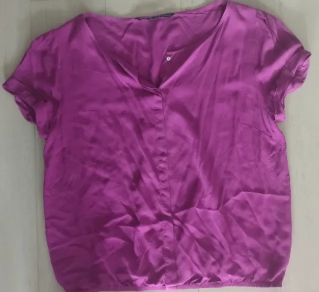 Blusa Zara buganvilla.