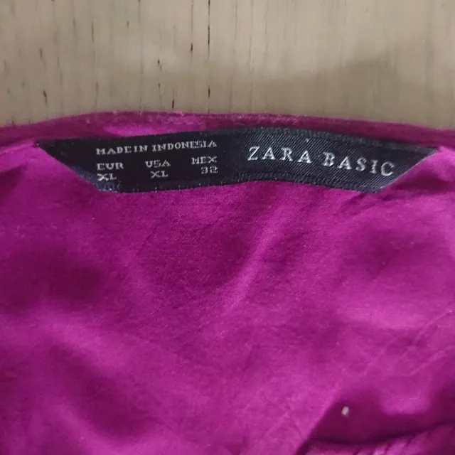 Blusa Zara buganvilla.