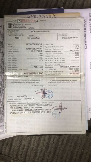 Mercedes-Benz CLK 220 clk avantgarde 2004