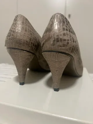 Zapatos de piel tacón mujer talla 38