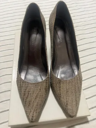 Zapatos de piel tacón mujer talla 38