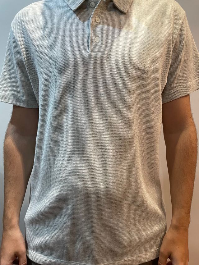 Polo IKKS gris talla L