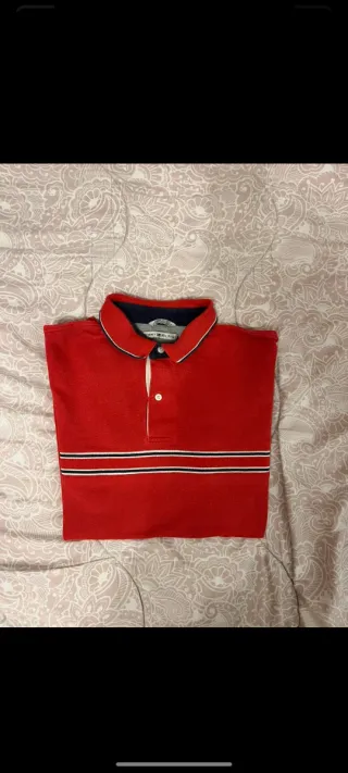 Polo Tommy Hilfiger Uomo Taglia L Rosso
