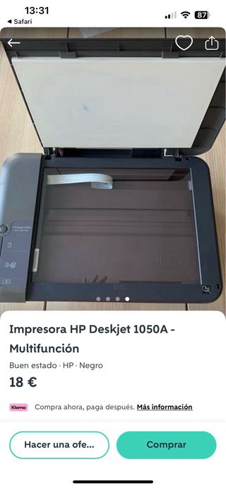 Impresora HP Deskjet 1050A