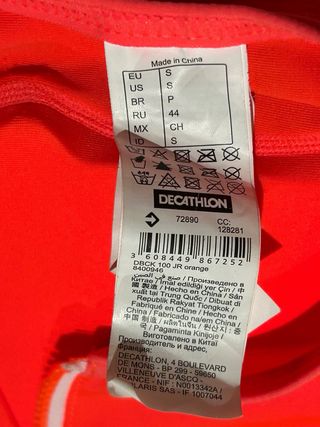 Protector Espalda Esquí Tortuga talla P