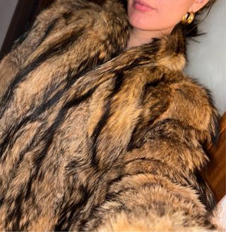 Abrigo de Lujo alto invierno de piel