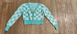 Cardigan corto con scollo a V da ragazza