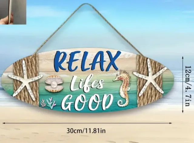 Decoración de pared Relax Lifes Good