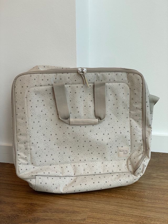 Maleta Walking Mum Beige Estrellas