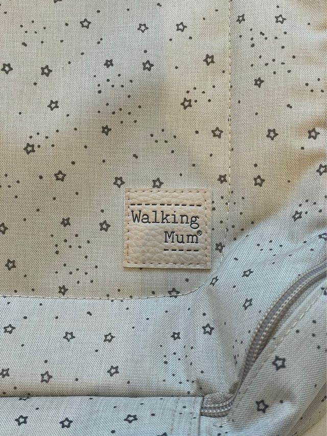 Maleta Walking Mum Beige Estrellas