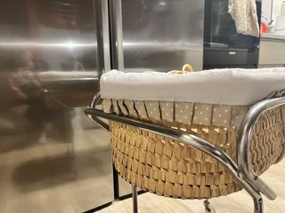 Minicuna/Moisés Mimbre Funda Hecha a Mano