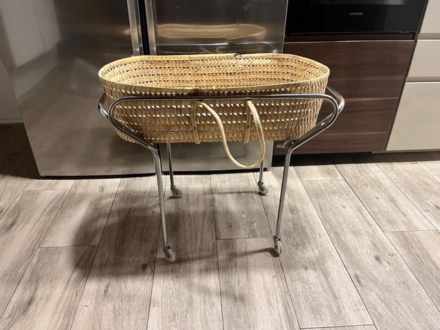 Minicuna/Moisés Mimbre Funda Hecha a Mano