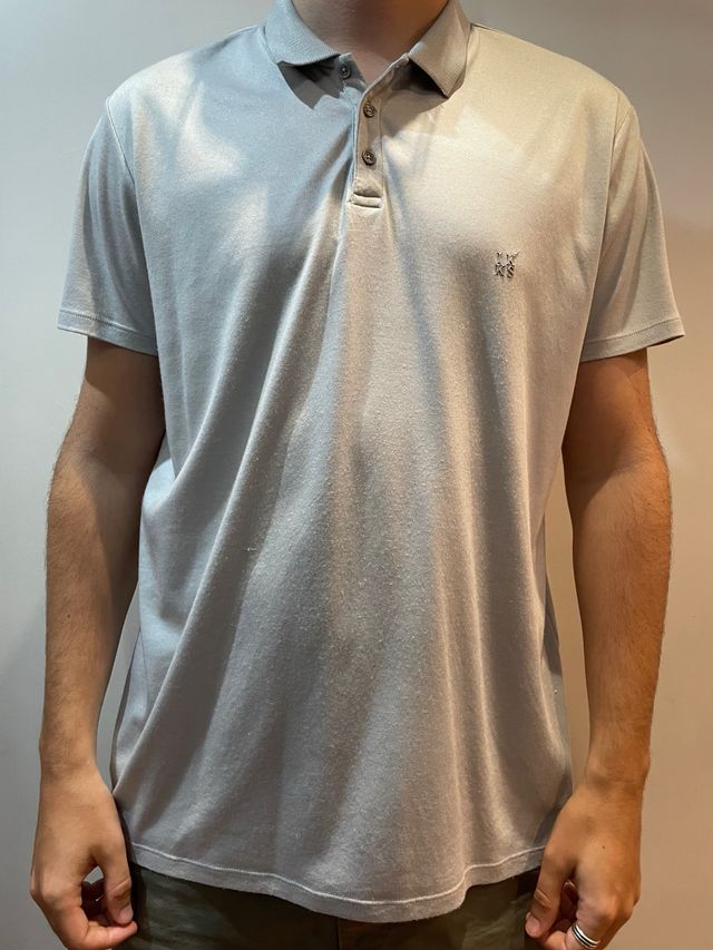 Polo IKKS gris talla L