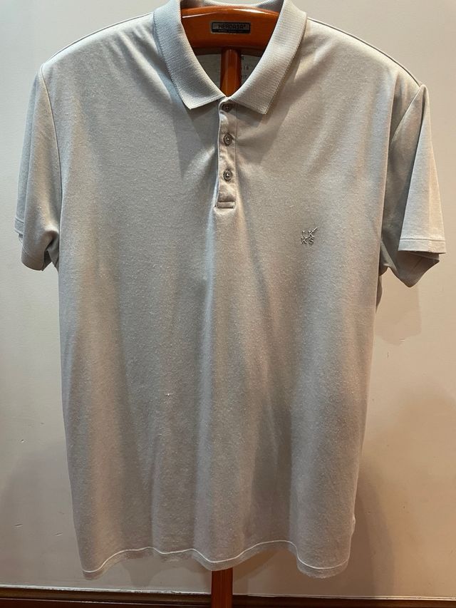 Polo IKKS gris talla L