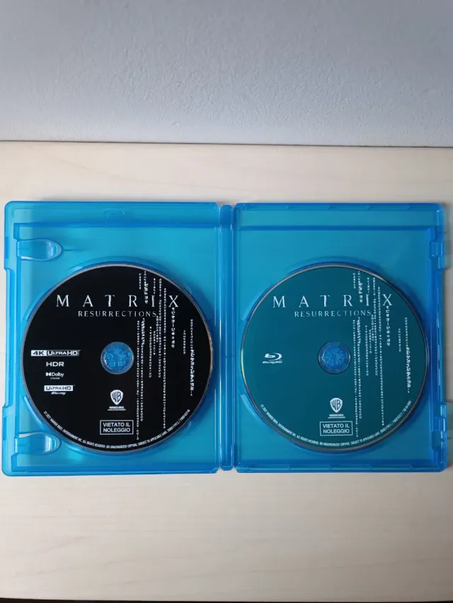 Matrix resurrection 4k bluray