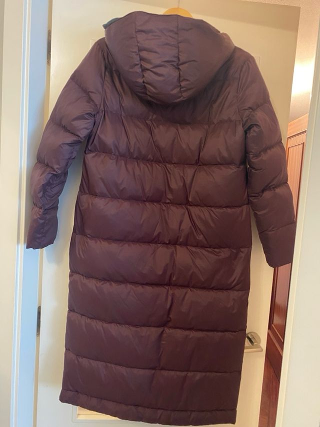 Plumífero Uterqüe reversible plumón berenjena/azul