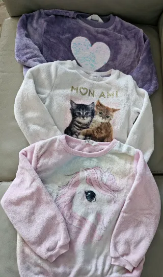 3 maglie morbide H&M 4/6 anni