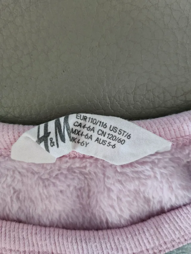 3 maglie morbide H&M 4/6 anni