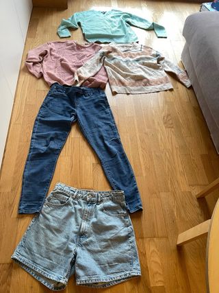 Lote 4 prendas: jerséis y pantalones
